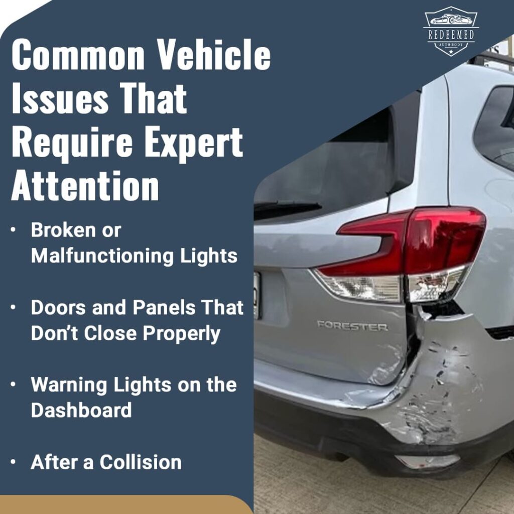 Common Vehicle Issues That Require Expert Attention