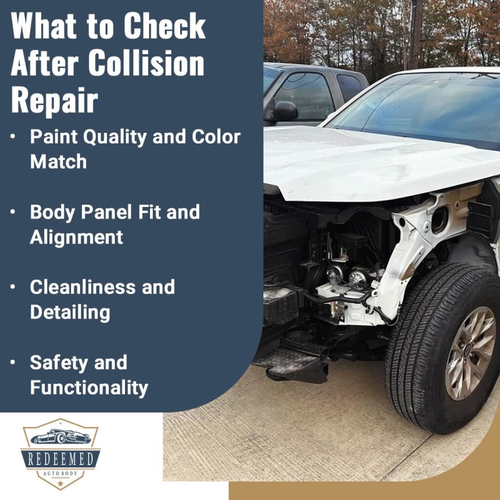 What to Check After Collision Repair