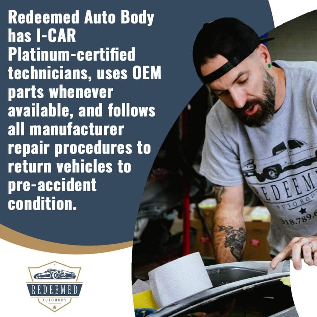 I-CAR Platinum-certified technicians