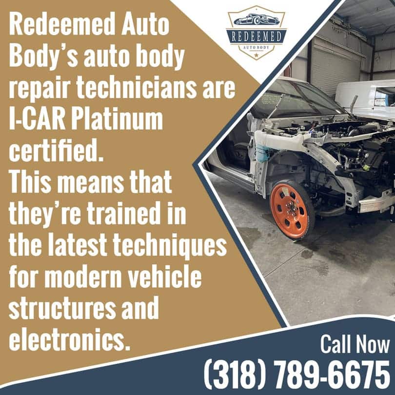 I-CAR Platinum certified technicians