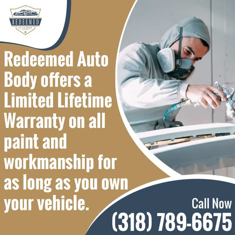 Limited lifetime Warranty on paint and workmanship