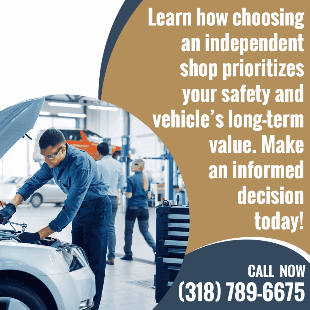 Choosing an independent shop