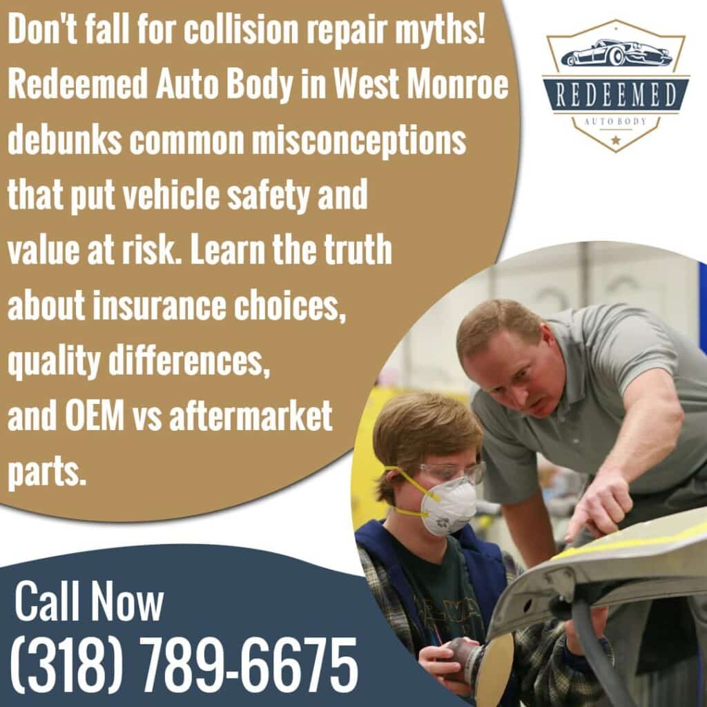 Collision repair myths debunked effectively.