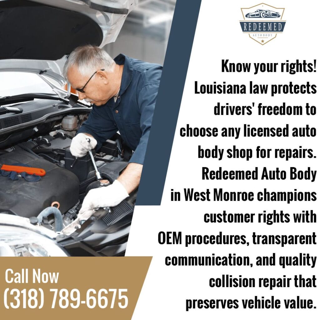Licensed auto body shop for repairs