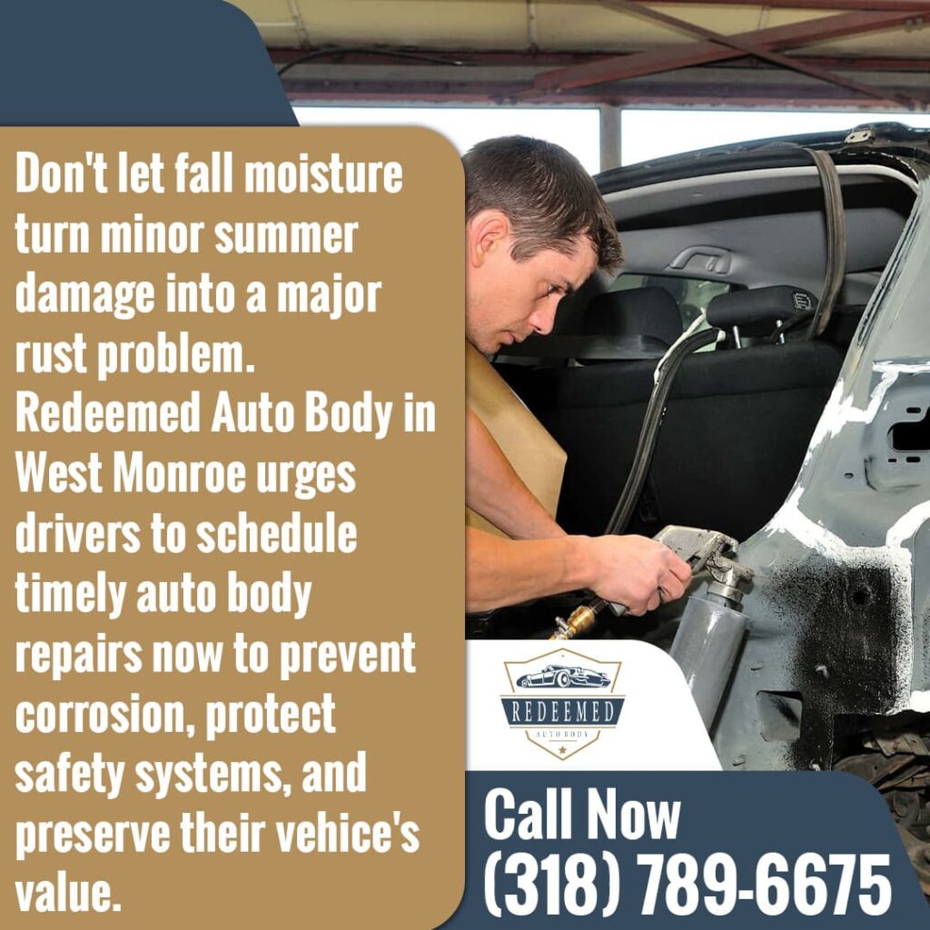 repairing vehicle and preventing corrosion