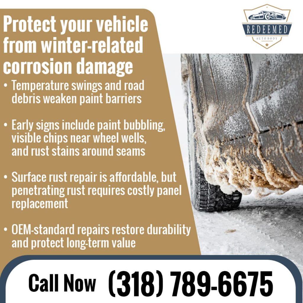Protecting vehicle from winter-related corrosion damage