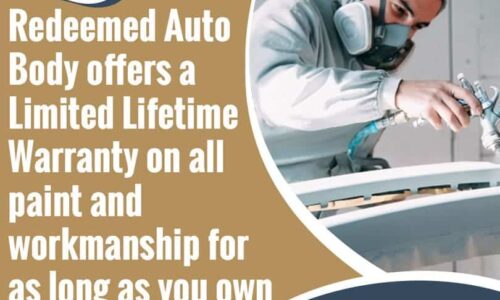 Limited lifetime Warranty on paint and workmanship