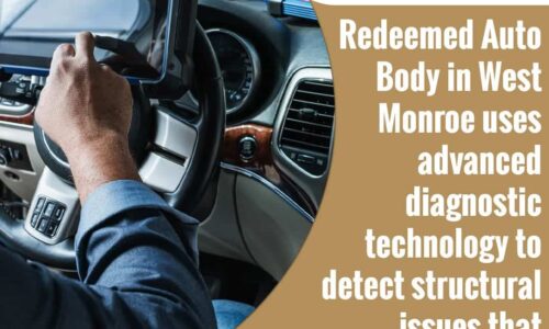 Advanced diagnostic technology used to detect hidden structural issues after a collision at Redeemed Auto Body West Monroe LA